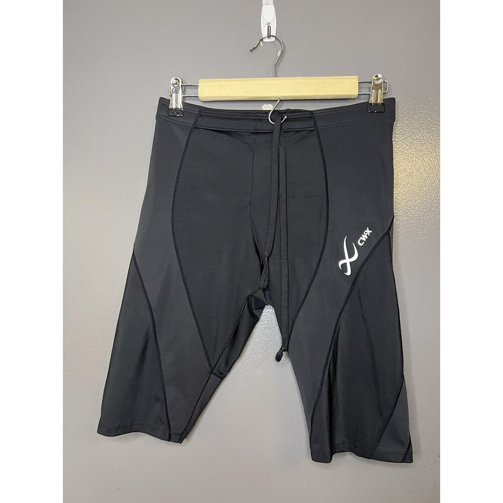CW-X Shorts Mens Medium Black Compression Running Supportive Pockets 240805